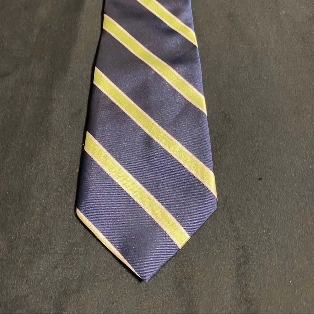 Gymboree Toddler Boy Navy and Green Tie with Velcro
